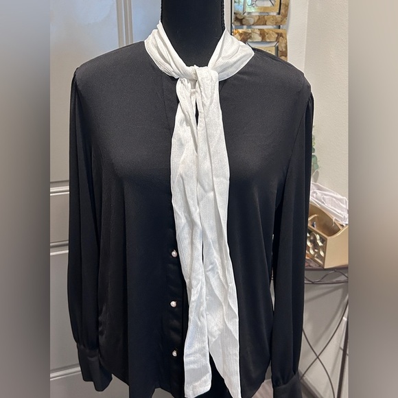 Adriana papel, black blouse . - Picture 7 of 11